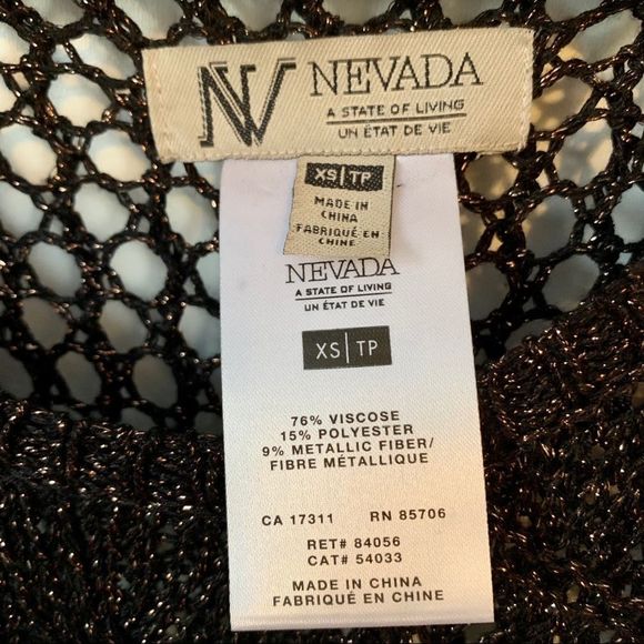 Loose Crochet Knit Sparkle Sweater XS - Picture 13 of 13